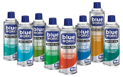 WD-40 Blue Works  brand industrial maintenance products