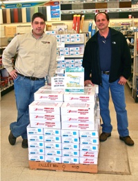 Steve Hart (L), Carter Lumber; Paul Radice (R), Gotham Staple